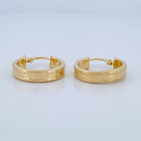 Candongas Tribal 2.2gr / 2.2cm / Oro Amarillo 18K &