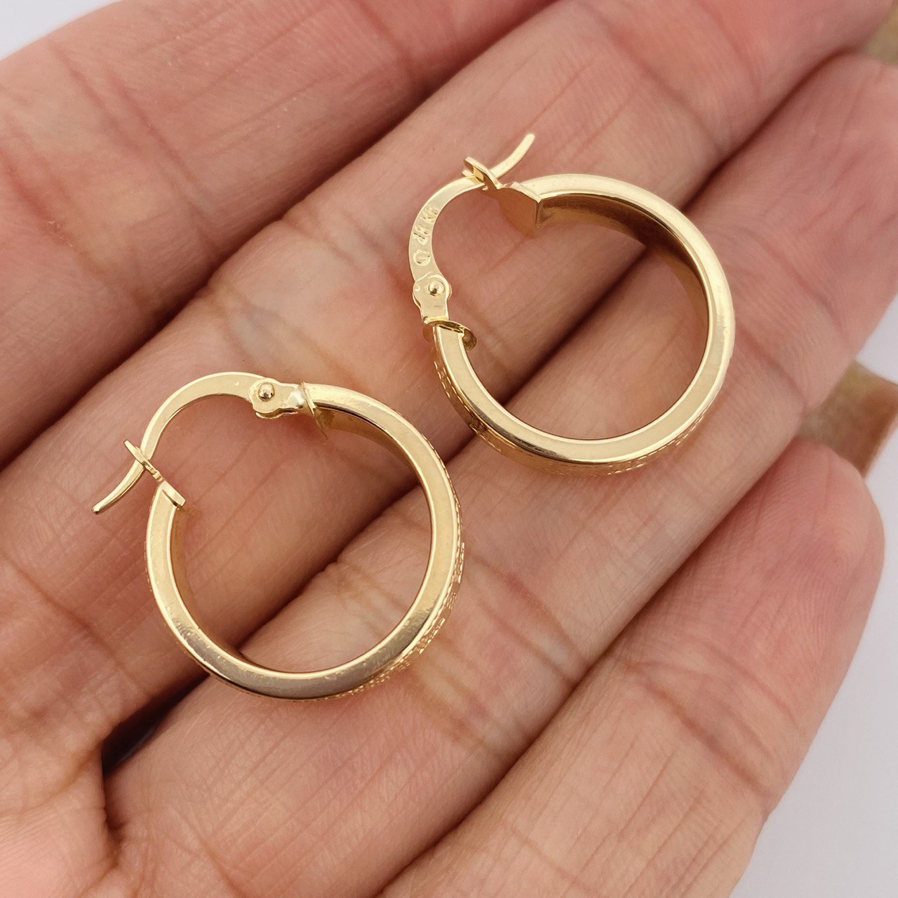 Candongas Tribal 2.2gr / 2.2cm / Oro Amarillo 18K &