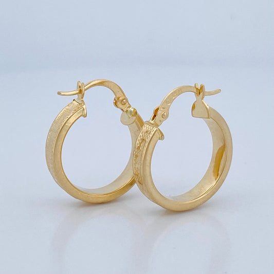 Candongas Tribal 2.2gr / 2.2cm / Oro Amarillo 18K &