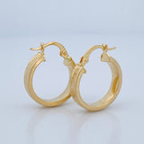 Candongas Tribal 2.2gr / 2.2cm / Oro Amarillo 18K &