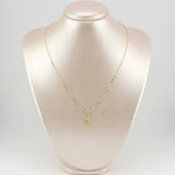 Set Cadena y Dije Flor Espejo + Virgen Guadalupe 1.35gr / 45cm / 1.3mm Oro Amarillo 18K (Oferta) *