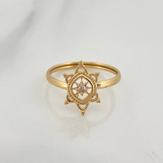 Anillo Helios 1.45gr / T6 / Oro Amarillo 18K %