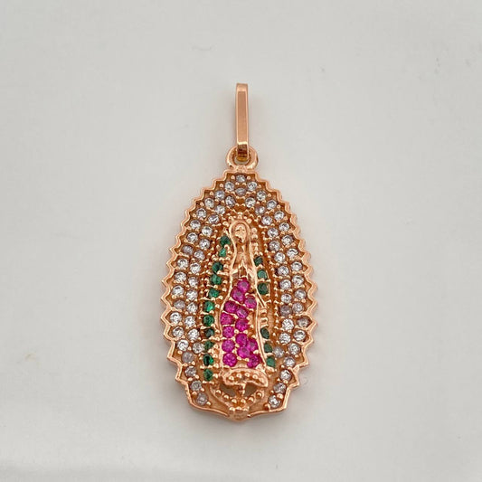 Dije Virgen Guadalupe 3.35gr / 3cm / Oro Rosa 18K %