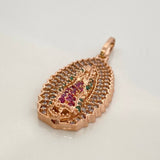 Dije Virgen Guadalupe 3.15gr / 3cm / Oro Rosa 18K %