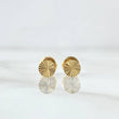 Topos Circulo Plano 0.5gr / 5mm Diamantados Oro Amarillo 18K *