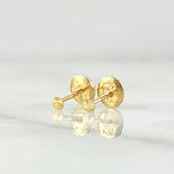 Topos Circulo Plano 0.4gr / 3mm Diamantados Oro Amarillo 18K *