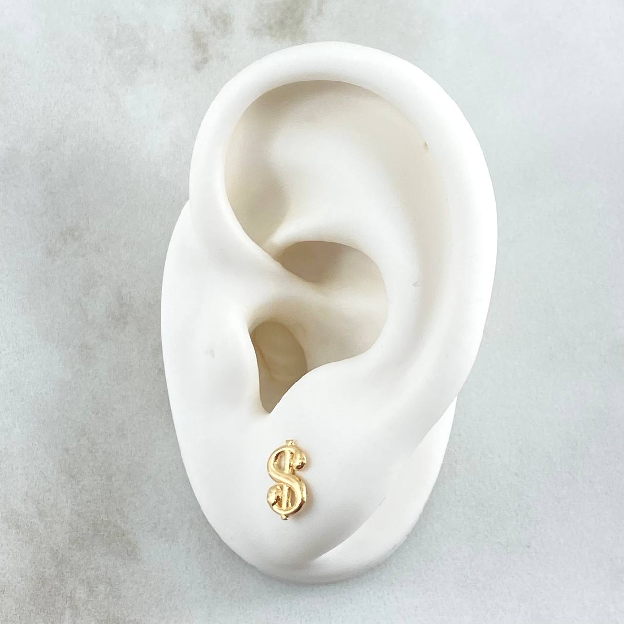 Topos Signo Peso 0.95gr / 8mm Liso Oro Amarillo 18K