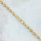 Pulso GC Placa Rectangular 2.3gr / 15cm / 4.2mm Liso Oro Amarillo 18K ©