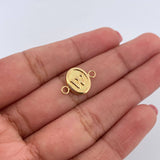 Herraje Letra W 0.4gr / 1.5cm / Oro Amarillo 18K &