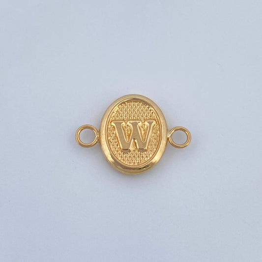 Herraje Letra W 0.4gr / 1.5cm / Oro Amarillo 18K &