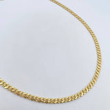 Cadena Cubana Infinito 19.55gr / 61.3cm / Oro Amarillo +4 18K $