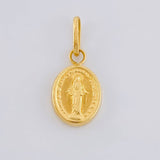 Dije Virgen Milagrosa 0.5 g / 1.7 cm Oro Amarillo 18K