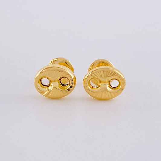 Topos Gc Diamantado 0.75 g / 6.55 mm Oro Amarillo 18K