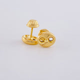 Topos Gc Diamantado 0.7 g / 6.55 mm Oro Amarillo 18K