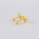 Topos Media Bola Diamantada 0.4g / 3mm Oro Amarillo 18K