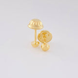 Topos Media Bola Diamantada 0.4g / 3mm Oro Amarillo 18K