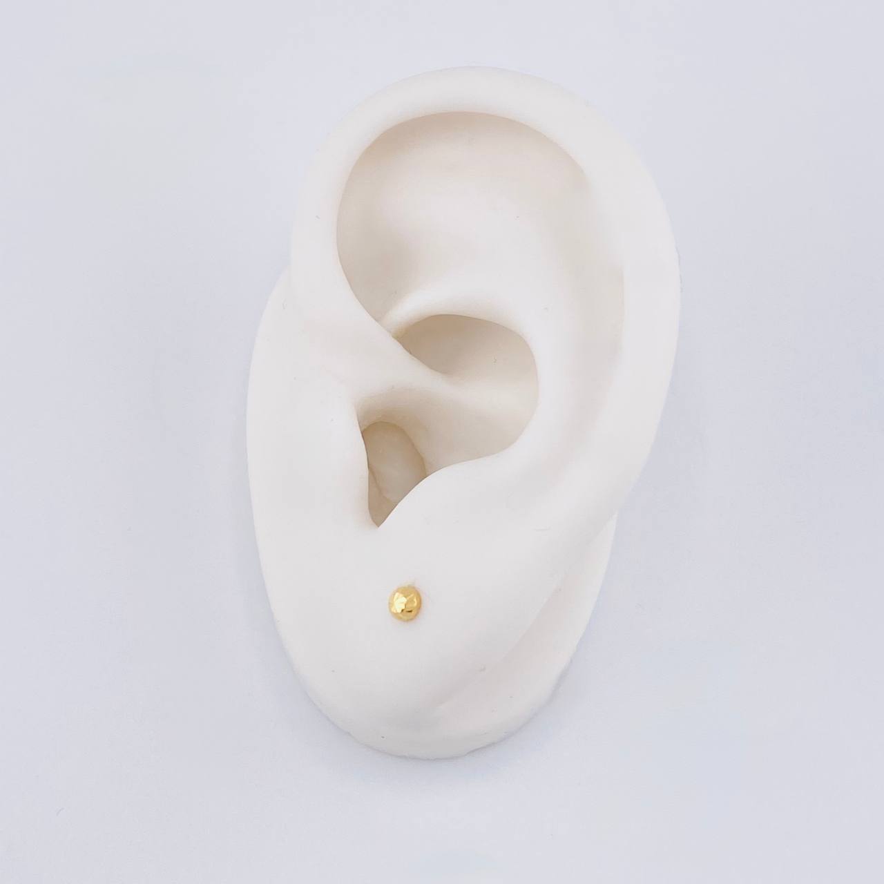 Topos Media Bola Diamantada 0.4g / 3mm Oro Amarillo 18K