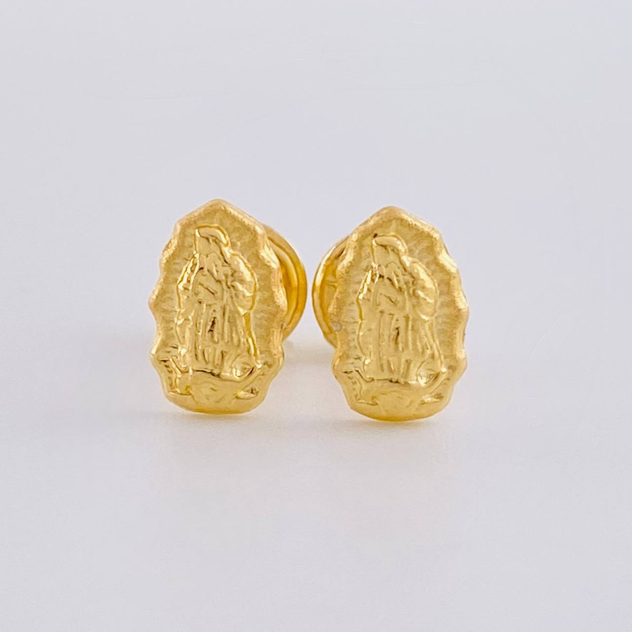 Topos Virgen De Guadalupe 0.65 g / 8.4 mm Oro Amarillo 18K