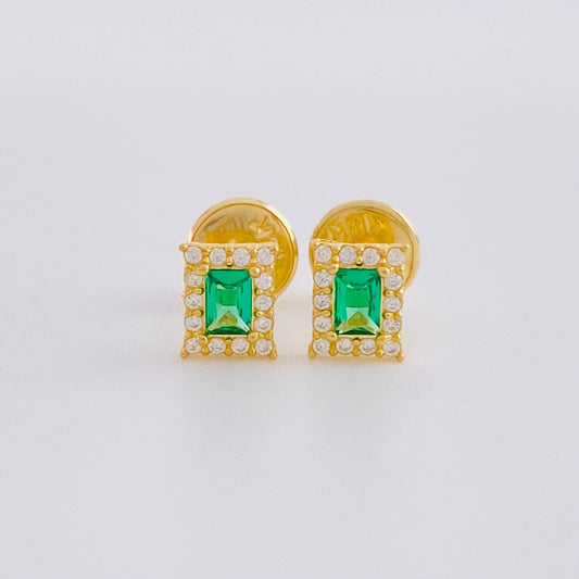Topos Halo Cuadrado 0.7g / 5.5mm Oro Amarillo 18K