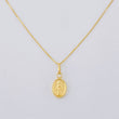 Set Cadena Veneciana + Dije Virgen Milagrosa / 1.25 g / 50.3 cm Oro Amarillo 18K