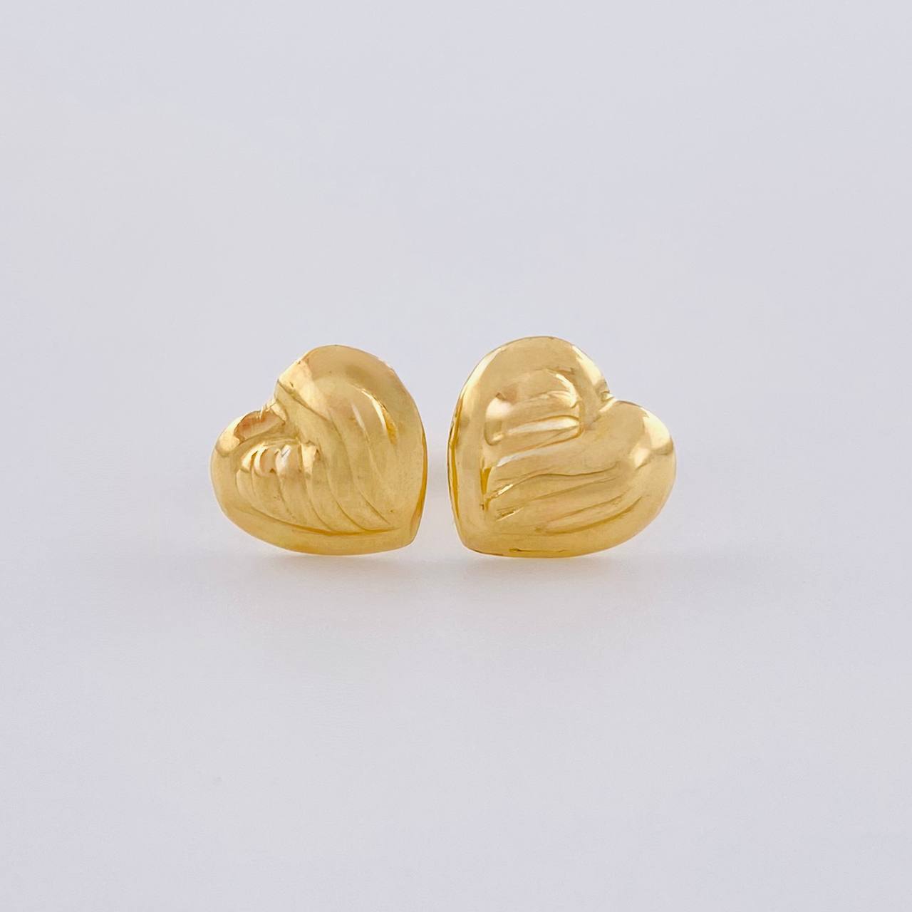 Topos Corazón Sobresalto Lineal 1.05 g / 8.6 mm Oro Amarillo 18K