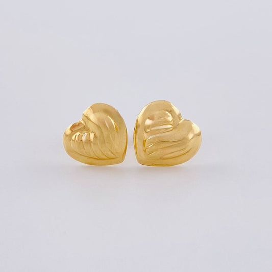 Topos Corazón Sobresalto Lineal 1 g / 9 mm Oro Amarillo 18K