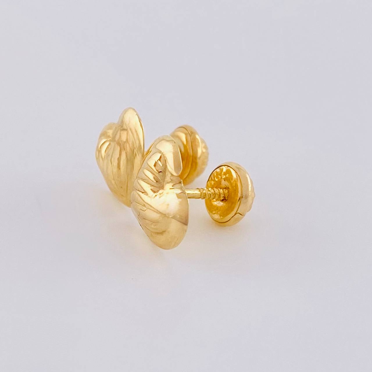 Topos Corazón Sobresalto Lineal 1.05 g / 9 mm Oro Amarillo 18K