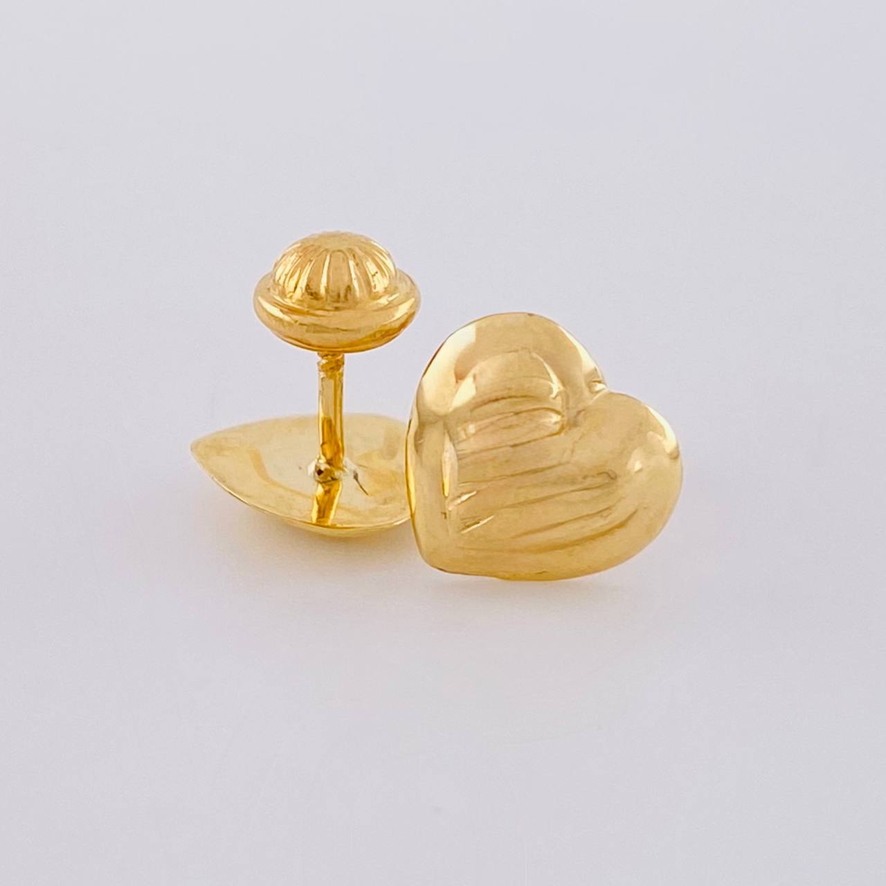 Topos Corazón Sobresalto Lineal 1.05 g / 8.6 mm Oro Amarillo 18K