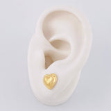 Topos Corazón Sobresalto Lineal 1.05 g / 9 mm Oro Amarillo 18K