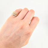 Anillo Solitario Corona 4.4 g / T4 Oro Amarillo 18K