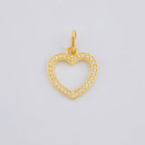 Dije Silueta Corazón 0.95 g / 1.9 cm Oro Amarillo 18K