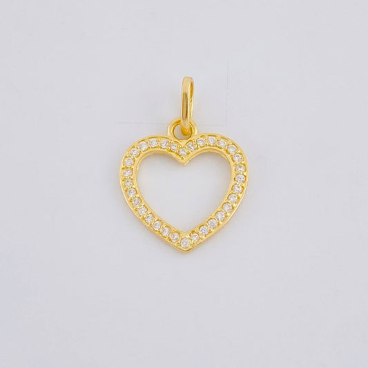 Dije Silueta Corazón 0.95 g / 2 cm Oro Amarillo 18K