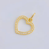 Dije Silueta Corazón 0.95 g / 2 cm Oro Amarillo 18K