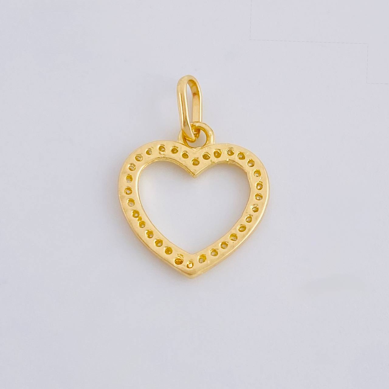 Dije Silueta Corazón 0.95 g / 2 cm Oro Amarillo 18K