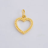 Dije Silueta Corazón 0.95 g / 2 cm Oro Amarillo 18K