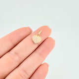 Dije Corazón Tupido 0.7 g / 1.5 cm Oro Amarillo 18K