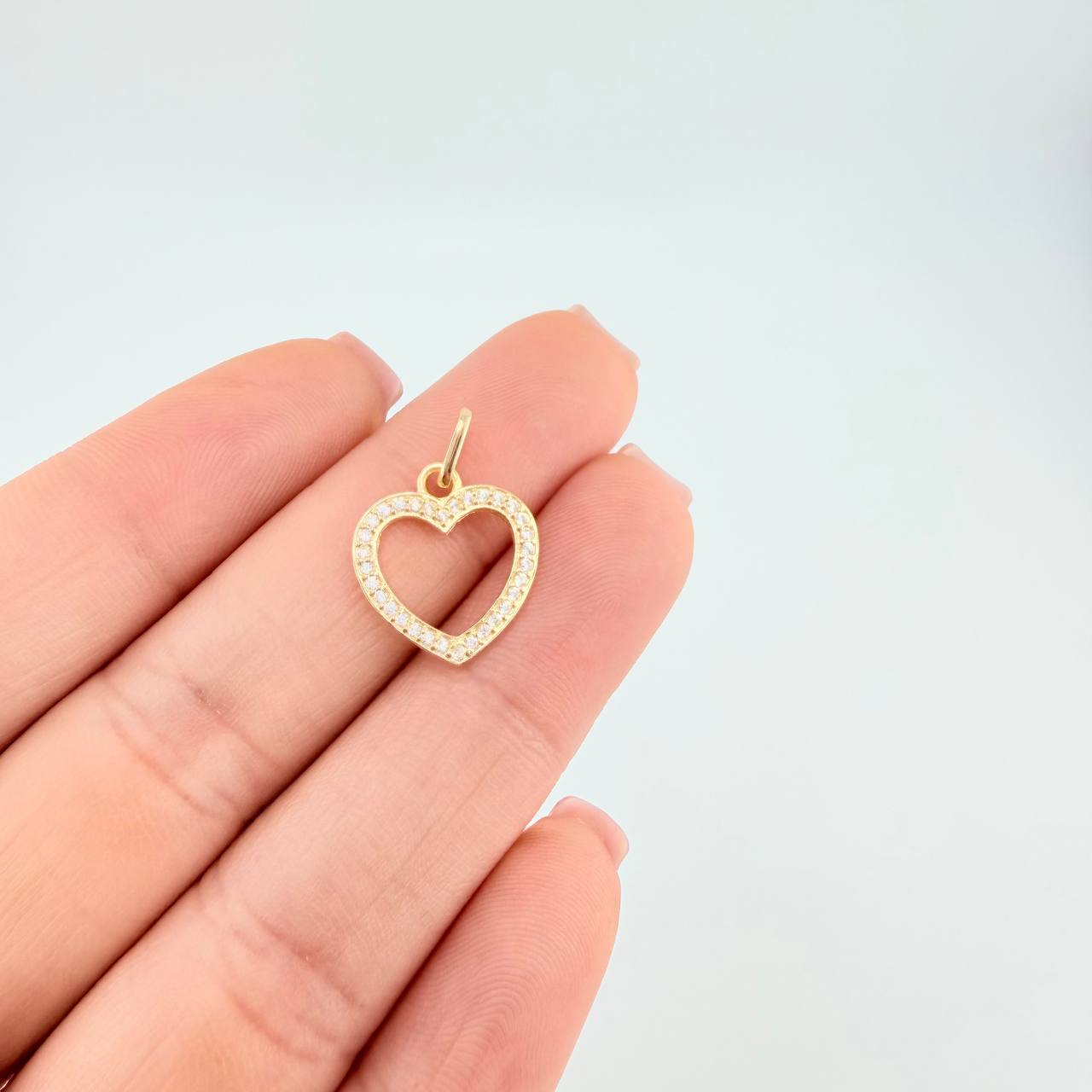 Dije Silueta Corazón 0.95 g / 2 cm Oro Amarillo 18K