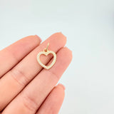 Dije Silueta Corazón 0.95 g / 2 cm Oro Amarillo 18K