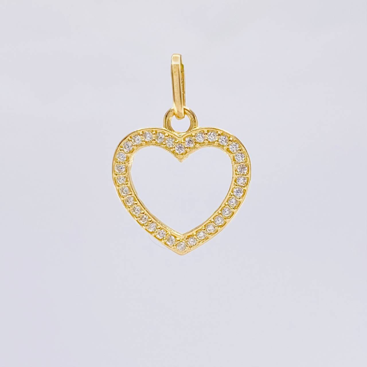 Dije Silueta Corazón 0.95 g / 1.9 cm Oro Amarillo 18K