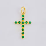 Dije Cruz Tupida 1.6 g / 2.9 cm Oro Amarillo 18K