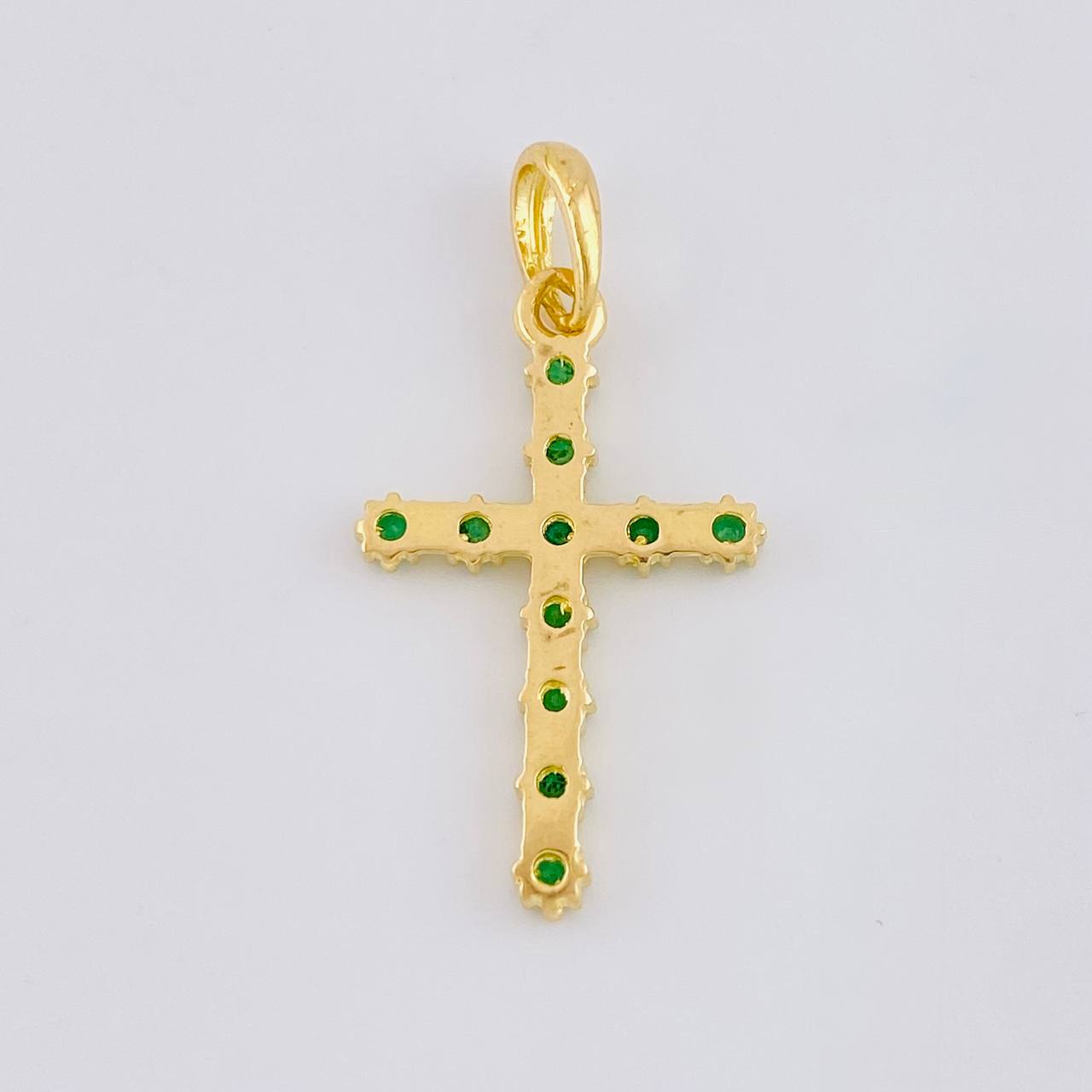 Dije Cruz Tupida 1.6 g / 2.9 cm Oro Amarillo 18K