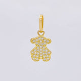 Dije Oso Ts 0.8 g / 1.7 cm Oro Amarillo 18K