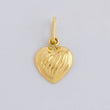 Dije Corazón Sobresalto Lineal 0.5 g / 1.7 cm Oro Amarillo 18K