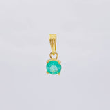Dije Perla Esmeralda 49Pts 0.7 g / 2.4 cm Oro Amarillo 18K