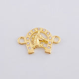 Herraje Herradura Caballo 1 g / 1.6 cm Oro Amarillo 18K