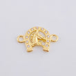 Herraje Herradura Caballo 1.15 g / 1.6 cm Oro Amarillo 18K
