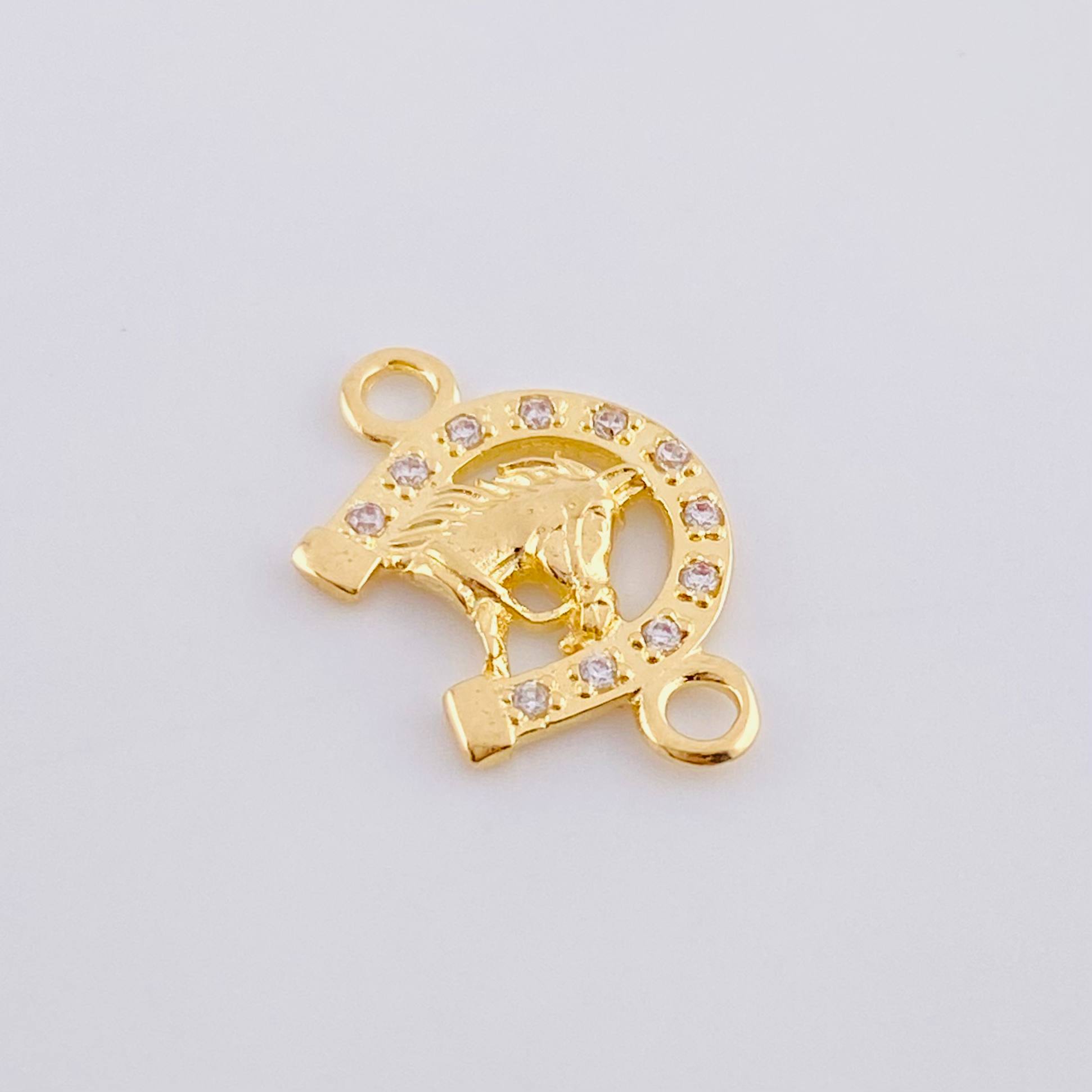 Herraje Herradura Caballo 1 g / 1.7 cm Oro Amarillo 18K