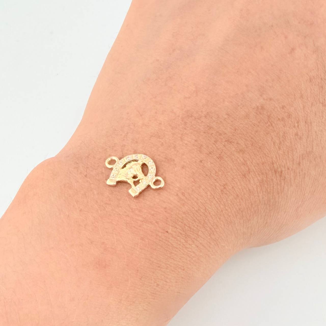 Herraje Herradura Caballo 1 g / 1.6 cm Oro Amarillo 18K