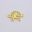 Herraje Herradura Caballo 1.05 g / 1.6 cm Oro Amarillo 18K