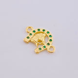 Herraje Herradura Caballo 1.05 g / 1.6 cm Oro Amarillo 18K